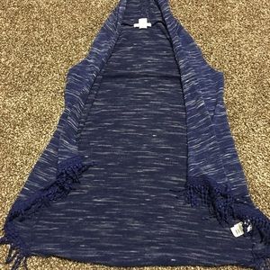 Self esteem hooded tank top cardigan sz S